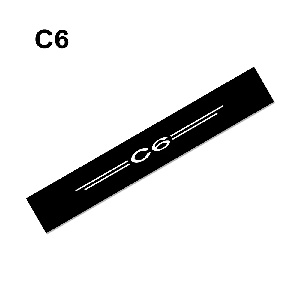 C6 Для Citroen C4 C1 C5 C3 C6 C-ELYSEE VTS Виниловая пленка для автомобиля наклейки на переднее и заднее лобовое стекло Авто DIY Украшение автомобиля Тюнинг аксессуары - Название цвета: C6