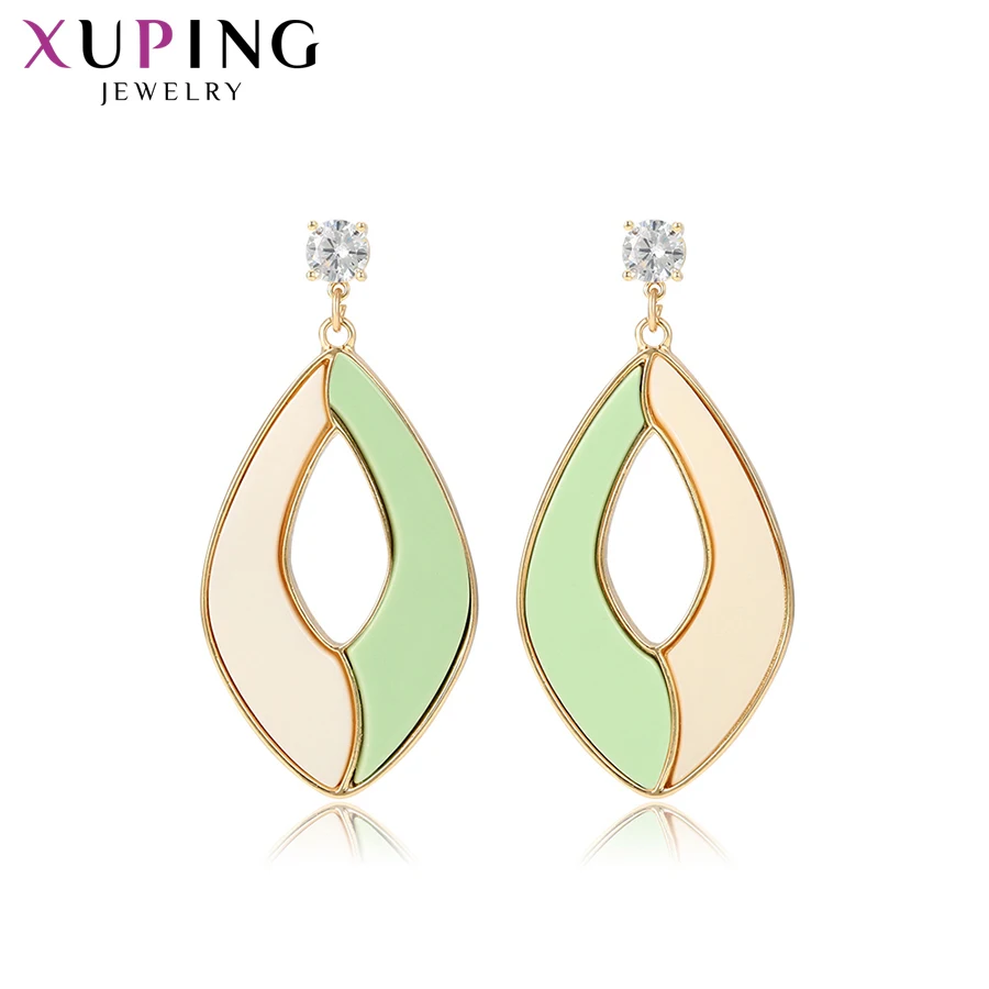 

Xuping Trendy Drop Style Earrings Popular Jewelry Simplicity Birthday Party Gift Women W-BLE-1060