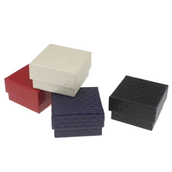 

Wholesale Gift Boxes Ring Necklace Earring Bracelet Paper Bag Carrying Cases Wedding Date Jewelry Gift Box Package Displays Red