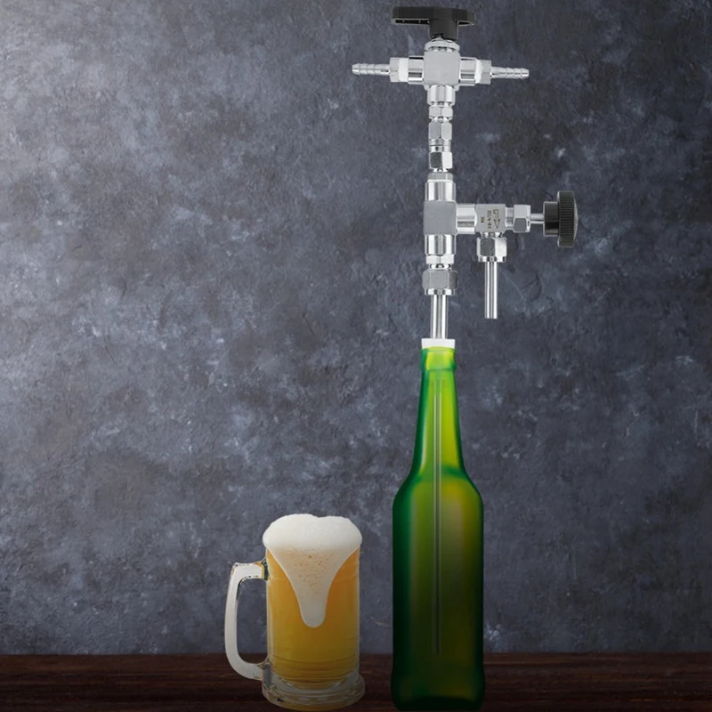 

Stainless Steel Counter Pressure Beer Bottle Filler CO2 Beer Brewing Kit