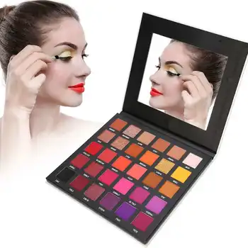 

IMAGIC 30 Colors Waterproof Eyeshadow LongLasting Pearlescent Pigmented Eye Cosmetic Tool
