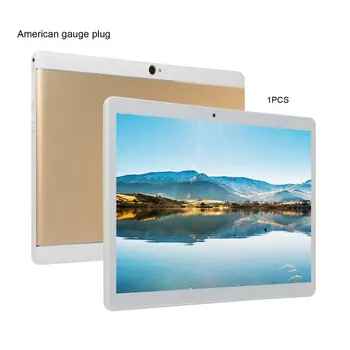 

KT107 Plastic Tablet 10.1 Inch HD Large Screen Android 8.10 Version Fashion Portable Tablet 8G+64G Gold Tablet