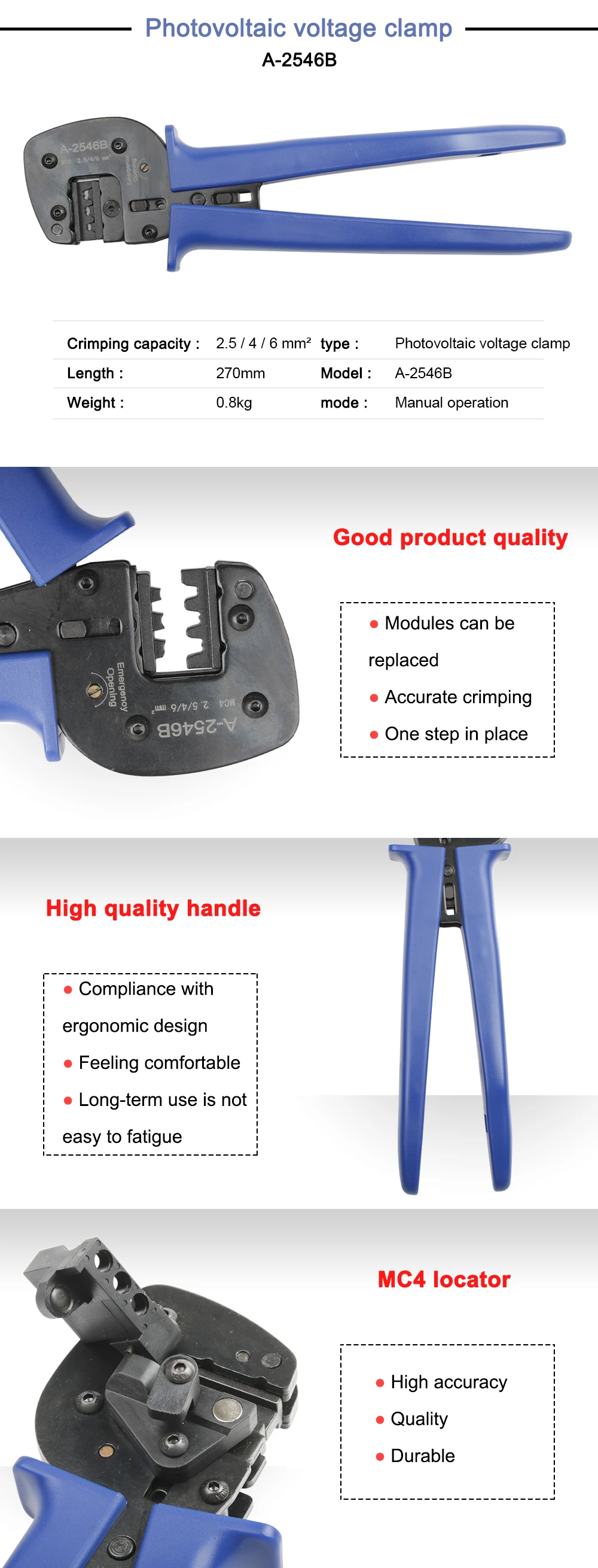 mc4 crimping tool