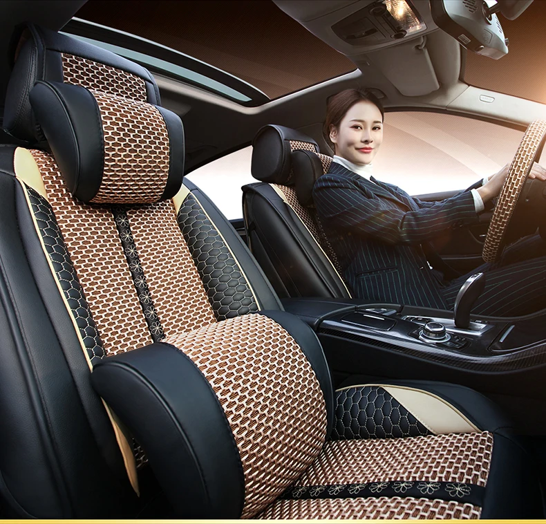 Sylphy-1.6XV CVT Chi Премиум чехол для сиденья Все края включены четыре сезона кожа лето вискоза подушка сиденья