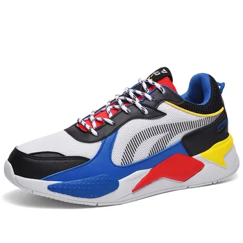 

New Running Shoes for Men Jogging Sneakers for Women Air Sole Breathable Mesh Lace-up Outdoor Training Fitness Shoes AD0512