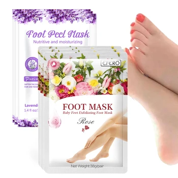 

PUTIMI 2Pair Foot Mask for Legs Exfoliating Feet Care Patch Peeling Foot Masks Remove Calluses Dead Skin Spa Socks for Pedicure