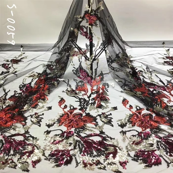 

African Lace Fabric 2020 Embroidered 3D Laces Fabric Bridal High Quality French Tulle Lace Fabric For Wedding Party