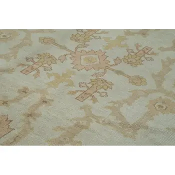 

244x305 Cm Beige Handmade Oushak Rug-8x10 Ft