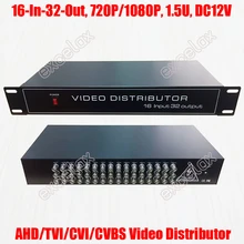 5MP 4MP 3MP 1080P 16 In 32CH Heraus AHD CVI TVI Video Distributor 1,5 U Rack Montieren Analog HD CCTV Sicherheit Kamera System Splitter