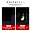 4 PCS For  Tesla Model3 Car Door Reflective Warning Stickers Reflective Strips Waterproof Night Driving Safety Lighting Luminous ► Photo 2/5