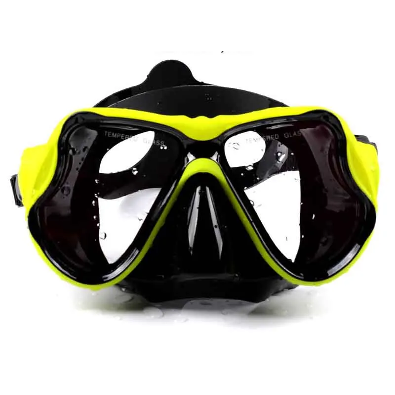 Очки для дайвинга взрослых плавательные очки из жидкого силикона регулируемые