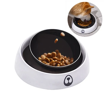 

Grey Pet Food Utensil Plastic Pet Bowl Pet Tableware Bowl Feeder Bowl Cartoon Dog Pot Pet Feeder Water Bottle