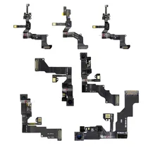 Высокое качество фронтальная камера кольцо держатель для iPhone 5 5S 5C 6S 6 Plus фронтальная камера объектив правый датчик приближения гибкий кабель