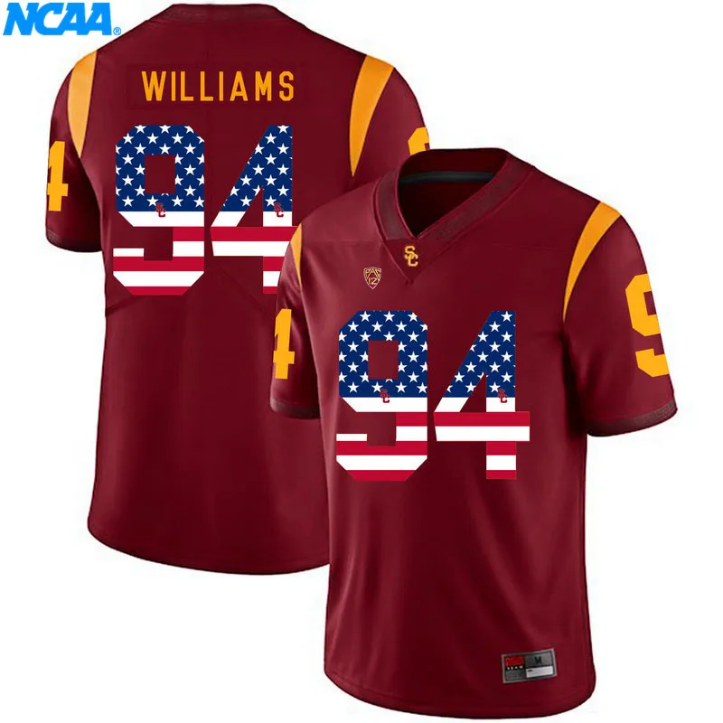 Новое поступление, высокое качество, Leonard Williams#94, Маркус Аллен#33, Молодежная Футболка для колледжа, трикотажные изделия, S-XXXL - Цвет: 7
