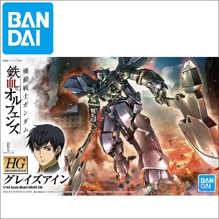Оригинальная модель HG 1/144 Гандам Graze Ein мобильный костюм Гандам железобокровный сирот детские игрушки