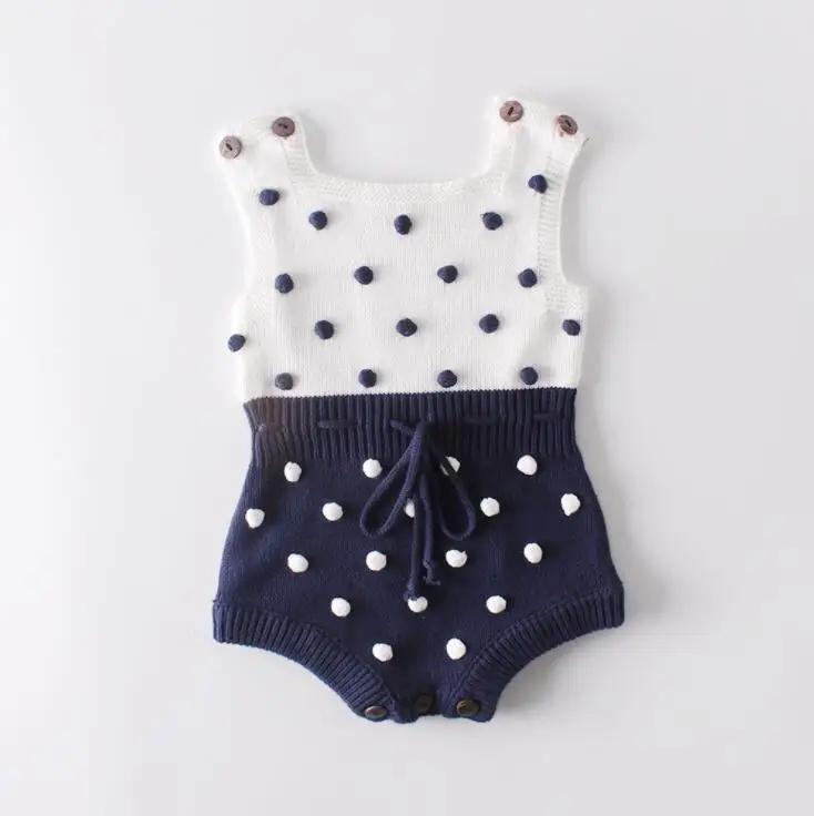 82037blue Весенняя детская одежда, треугольный комбинезон, От 0 до 2 лет, вязаный свитер для малышей, комбинезон с сумкой - Цвет: 82037blue