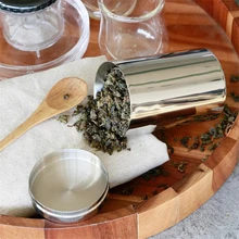 Мини-резервуар для хранения, креативные Герметичные банки для хранения чая, Caddy, нержавеющая сталь, прочная банка для хранения, портативный Домашний Органайзер