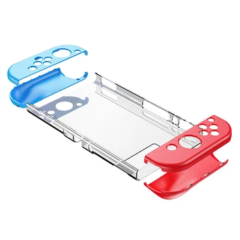 

for Nintend Switch Ultra Slim Dockable netic for Joycon Shell Crystal Back Console Case Cover for Nintendo Switch NS Protecti