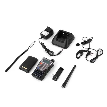 

BF-UV-5RE Walkie Talkie 5W 128CH FM VOX DTMF Two-Way Radio US Adapter