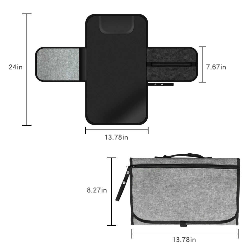 Портативный пеленальный коврик пеленки Пеленальный клатч для смены в путешествии коврик новорожденный пеленальная станция детский душ подарок