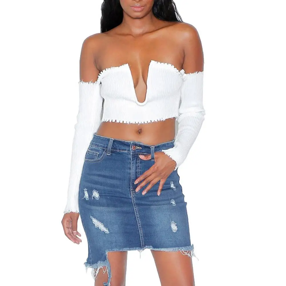 Модная женская джинсовая юбка Сексуальная Асимметричная мини лето осень синие джинсовые фактурные карманы облегающая юбка для женщин