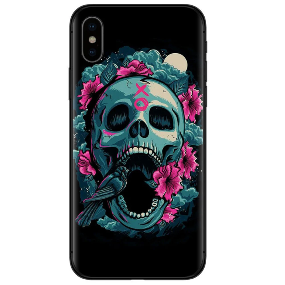 Чехол для iphone с рисунком ужасов для iphone XS MAX/iphone XR/iphone XS/iphone X/iphone 7/8 plus силиконовый защитный чехол для Apple