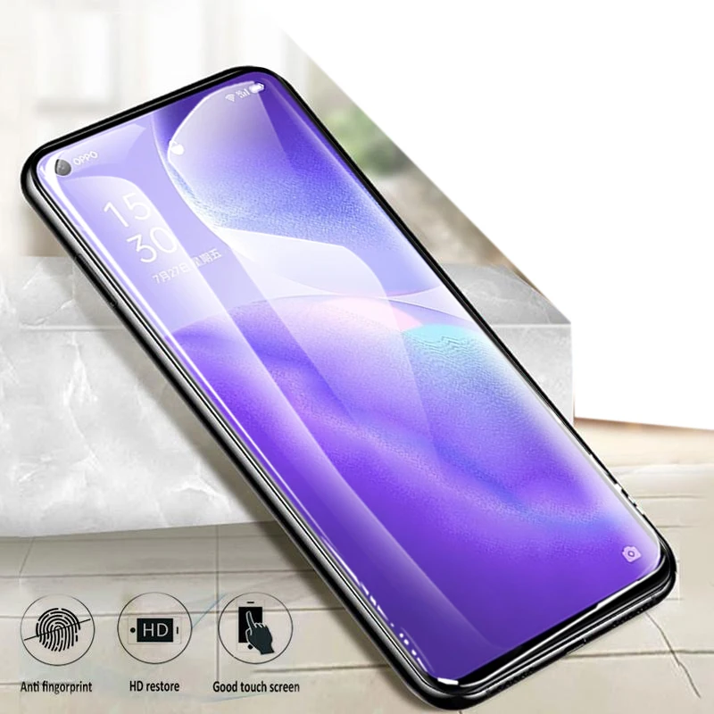 6IN1 Tấm Bảo Vệ Màn Hình Kính Bảo Vệ Và Ống Kính Máy Ảnh Dành Cho OPPO Reno 5 Lite 5F Tìm X3 Lite Kính Cường Lực Dành Cho oppo Reno5 F 5 mobile screen guard