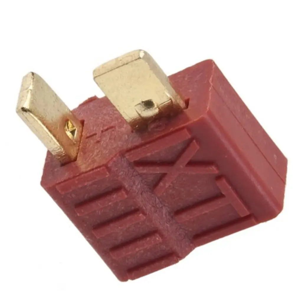 10 pcs New T-Plug Non-slip Connector Female Deans For Lipo Battery RC 100A Gold plated Deans
