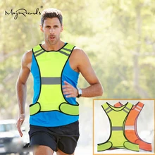 Высокое качество светоотражающий жилет Оборудование безопасности ночная работа Новое поступление Топы