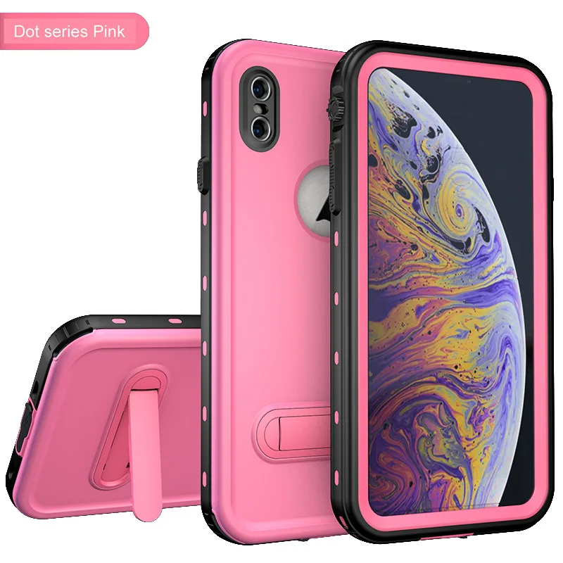 Ударопрочный подводный чехол для iPhone XR X XS Max, чехол для спорта на открытом воздухе, IP68, водонепроницаемый пылезащитный чехол для дайвинга для iPhone XS Max