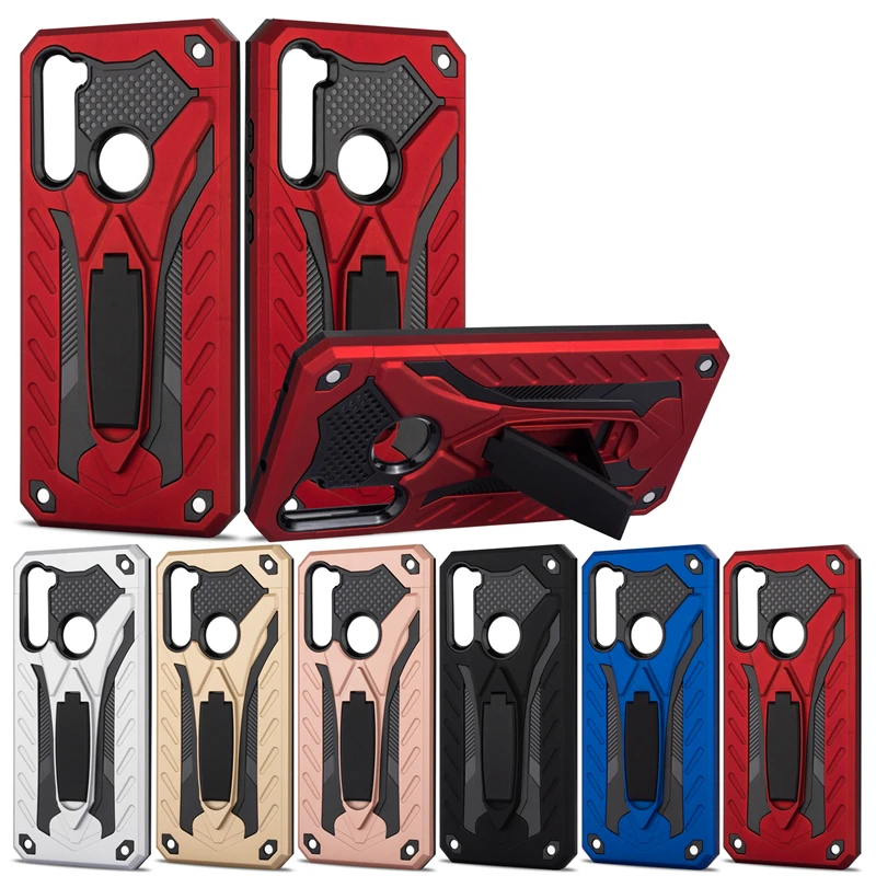Роскошный армированный чехол подставка для Xiaomi Mi Note 10 CC9 Pro Redmi 8 8T гибридный
