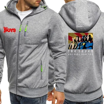 

2019 Autumn Hot Sale Mens Hoodies Streetwear The Boys Long Sleeve Hip Hop Jackets Zipper Casual Coat Fleece Hooded Sportswear