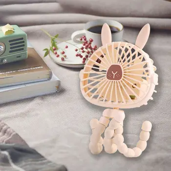 

Mini Handheld Fan With 800mAh Rechargeable & 3 Speeds Personal Electric USB Fan Stand for Home/Office/Travel/Outdoor