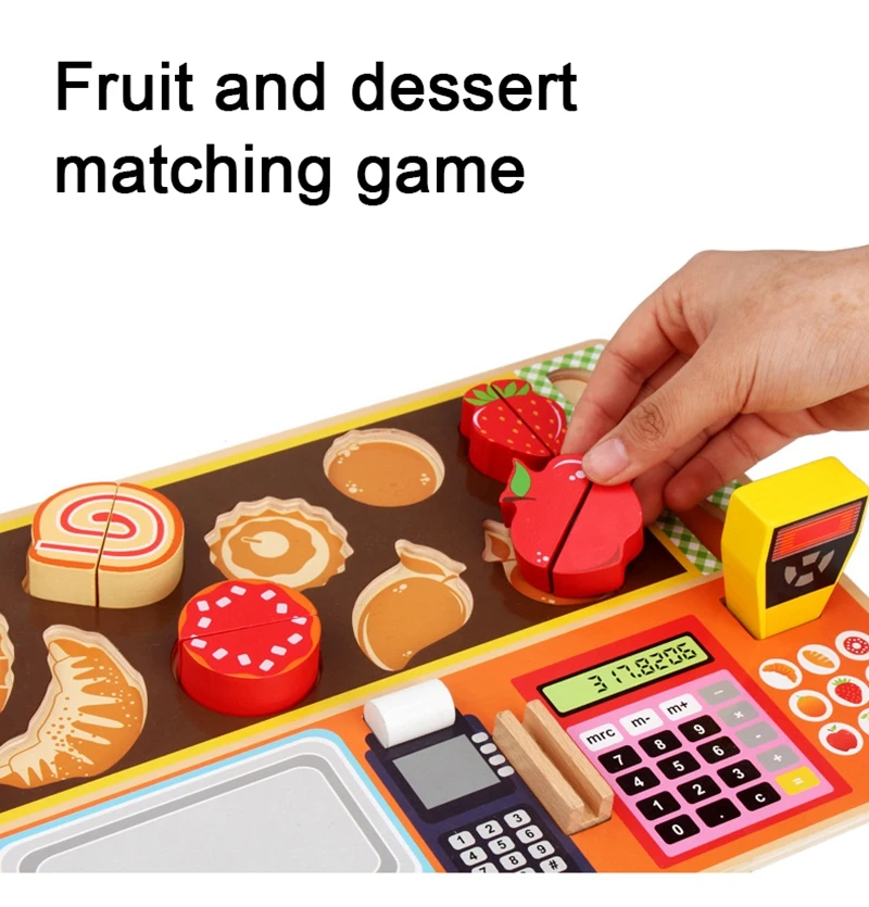 Let'S Make 1 набор деревянных магнитных детских игрушек, детская посуда, игровой домик, фруктовая игрушка, имитация овощей, кухонные развивающие игрушки