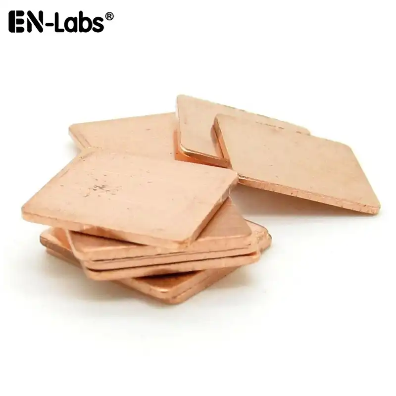 15x15x1mm Copper Heatsink Sheet Chipset Pad Cooler CPU GPU Netbook Cooling