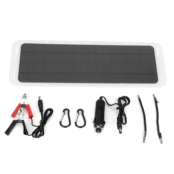 

Monocrystalline Silicon 18V 5W Solar Panel and Car Charger built-in blocking diode for Car Motorcycle Snowmobile Tractor