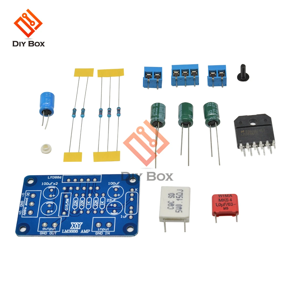 Моно-усилитель мощности LM3886TF плата модуль цифровой аудио усилитель Hi-Fi стерео