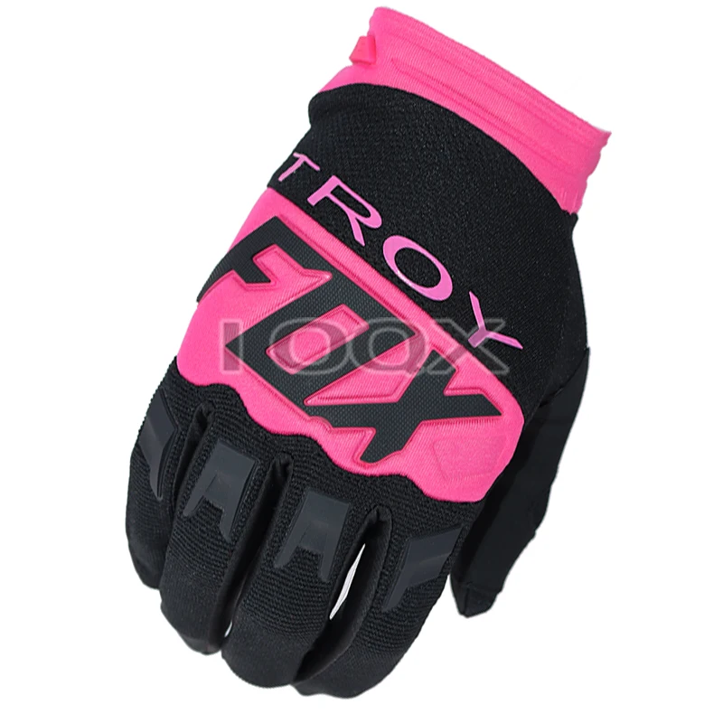 

Motocross Motorbike Black Pink Racing Gloves Mountain Bicycle Offroad Air Mesh Cycling Race Gloves