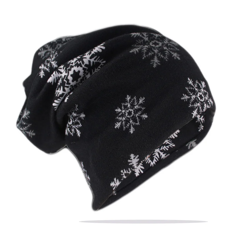 Hip Hop Frauen Beanies Skullies Mode Frühjahr Schönheit Mädchen Hut Knochen Für Dame Casual Floral Gorras Schal Doppel-Verwendet marke Motorhaube – Detail 17