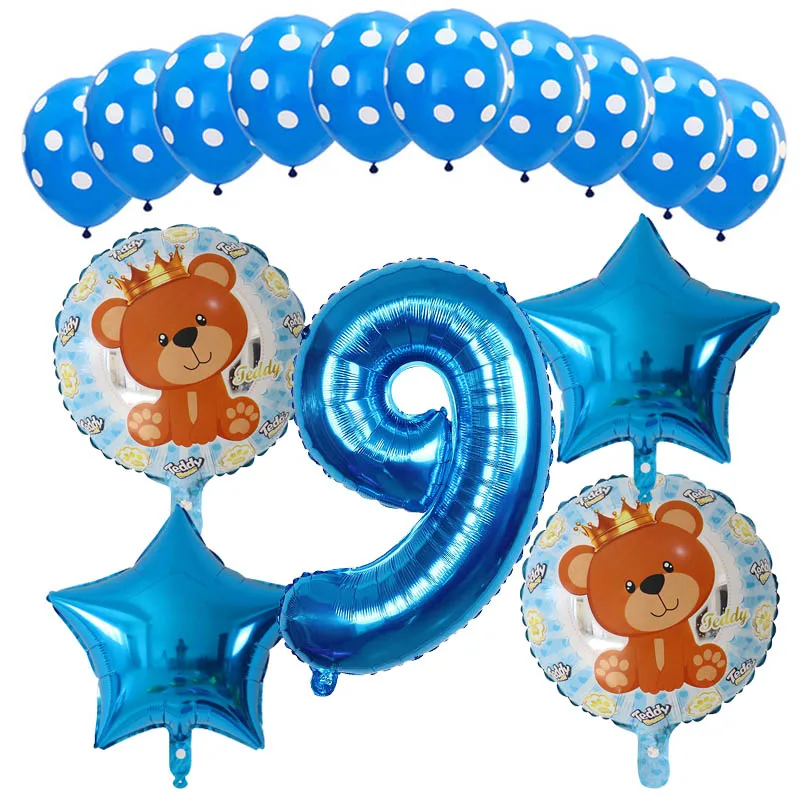 Коричневый 15 шт./лот Teddy Bear Классические игрушки Globos Фольга воздушные шары с гелием Happy шары ко дню рождения Надувные игрушки Baby Shower вечерние поставки - Цвет: Коричневый