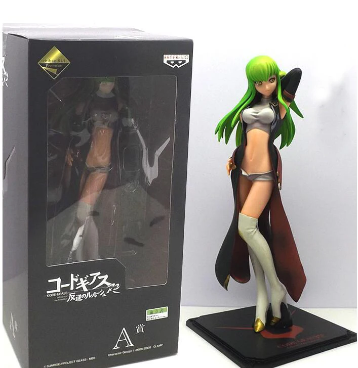 

Anime EXQ Lelouch vi Lamperouge Britannia zero C.C. Figure CODE GEASS Model Brinquedos Toy For Birthday X"mas Gifts
