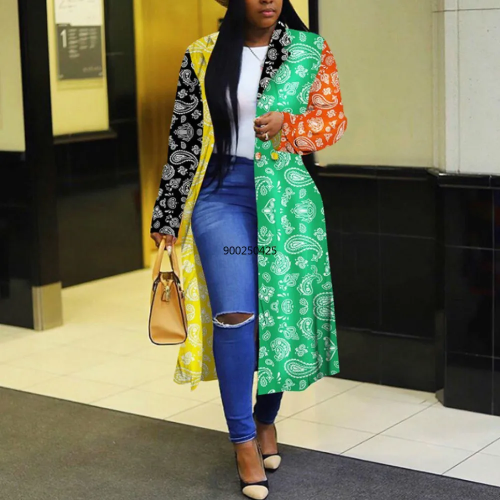 Plus Size African Clothes For Women Cloak Of Coat Riche Bazin Dress Robe Africaine Sexy Cardigan Long | Тематическая одежда и