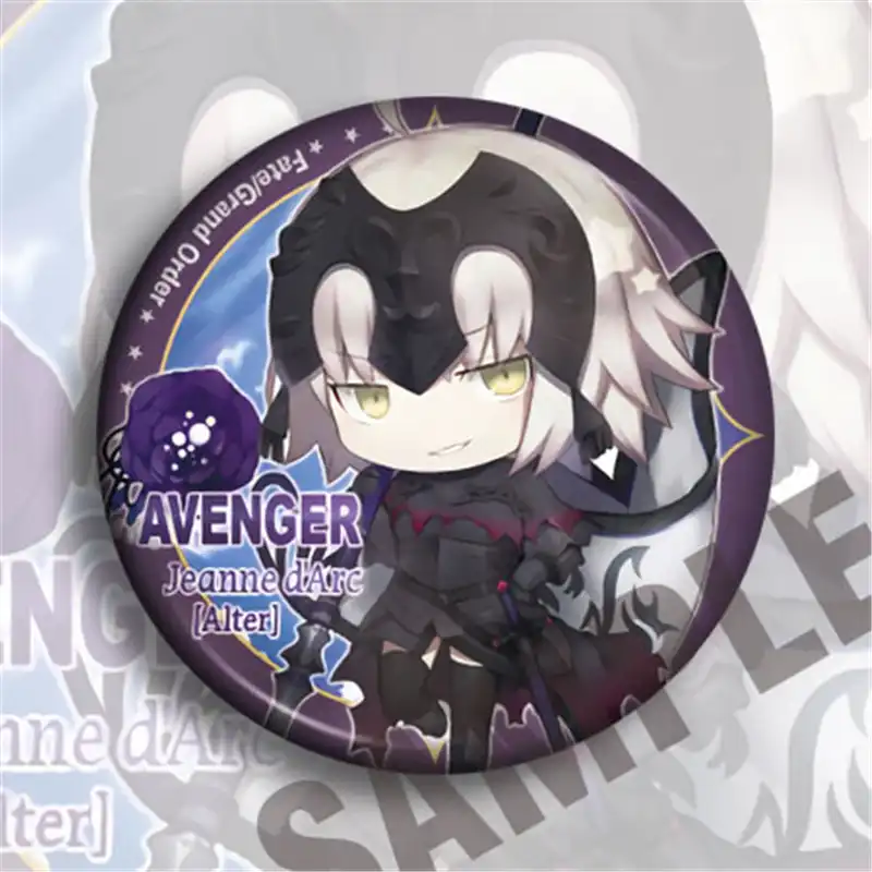 Japan Anime Fate Grand Order Fgo Cosplay Badge 58mm Cartoon Brooch Pins Collection Backpacks Badges Bag Button Accessories Gifts Brooches Aliexpress