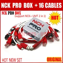 Новейшая версия оригинальная NCK Pro коробка NCK Pro 2 коробка(поддержка NCK+ UMT 2 в 1) новое обновление для huawei Y3, Y5, Y6+ 16 кабелей