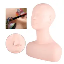 Mannequin doux multifonctionnel de pratique de maquillage | De Massage, Mannequin doux, Mannequin modèle de tête, chapeau affichage greffe de cils, tête d'entraînement avec épaule