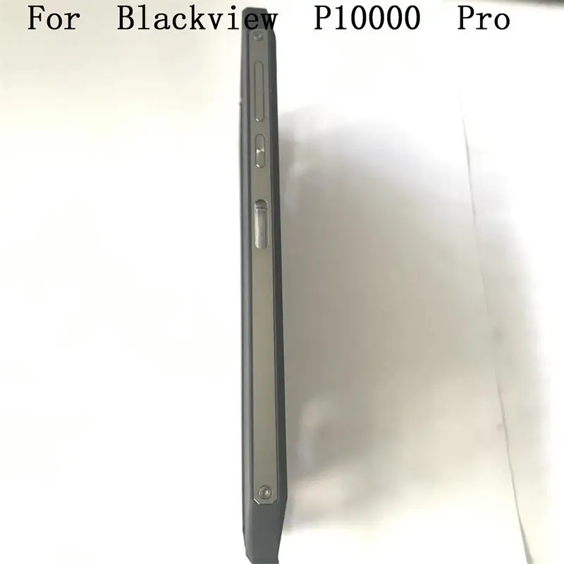 Black Чехол Blackview P10000 Pro с металлической средней рамкой+ правая левая металлическая рамка Боковая+ ключи для мобильного телефона - Цвет: Black