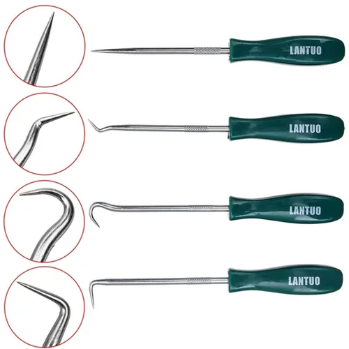 2021 자동차 오일 씰 O-링 씰 개스킷 풀러, 픽 앤 후크 세트, 130 mm 길이, 고품질, 4 개, 핫 세일 3