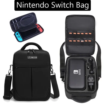 

2 in 1 Carrying Case for Nintendo Switch Portable Storage Bag for Switch Console Pro Handle Joycon Accessories