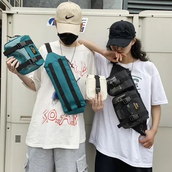 

High Quality Large Casual Unisex Chest Bag Outdoor Sports Crossbody Messenger Bag Removable Waist Pack Travel Rig Bag Package