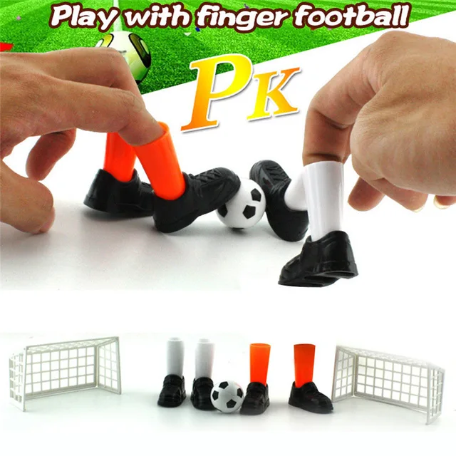 Finger Football Game Sets with Two Goals Funny Family Party Finger Soccer Match Toy for Fans Club Party Gifts for Kid Table Game